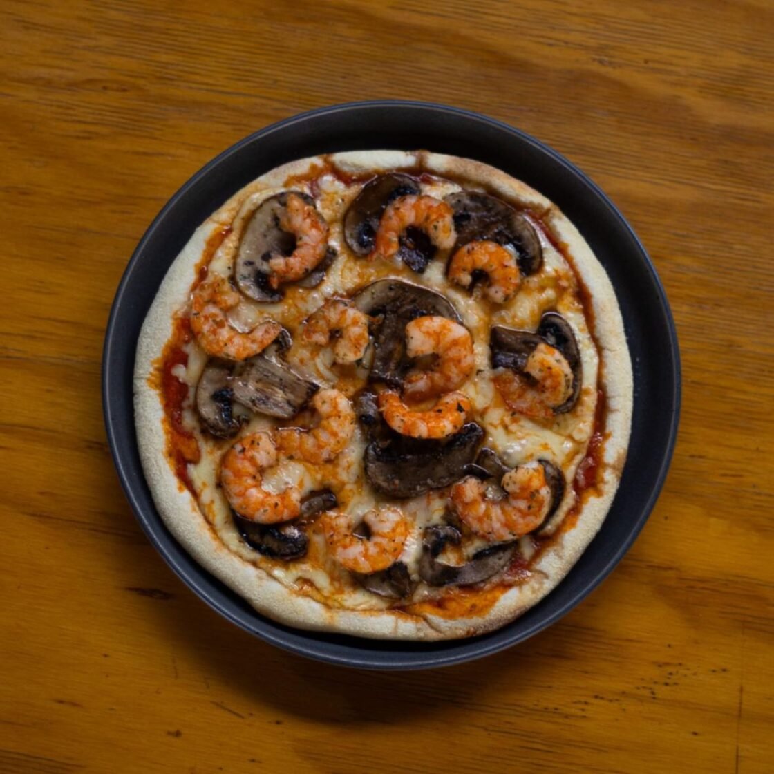 Pizzas Camaron Y Champiñon